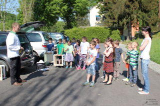 Projekt Bienen Volksschule und Kindergarten Langegg (Foto: Ulrike Elsneg)