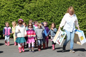 Die Kinder des Kindergarten Langegg (Foto: Ulrike Elsneg)